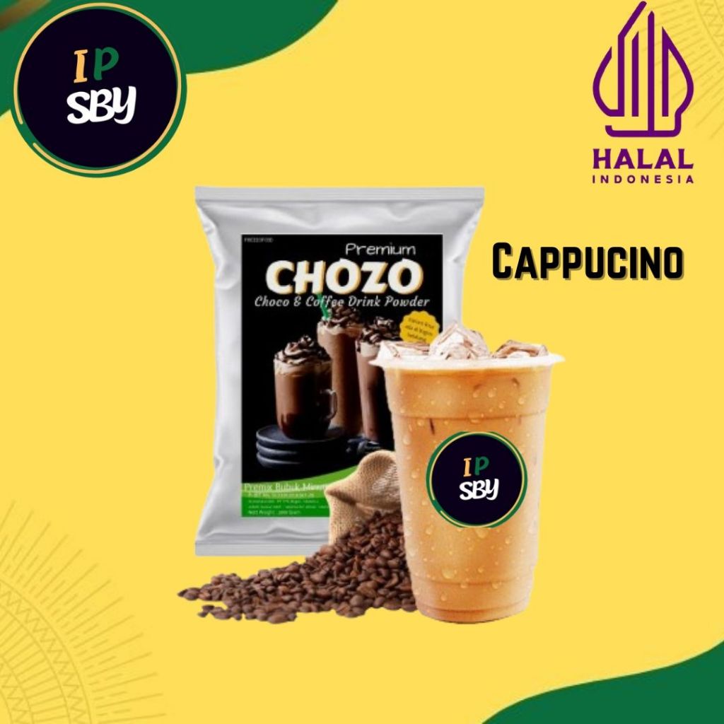 

IPSBY | Bubuk CAPPUCINO 1Kg | Bubuk Minuman CAPPUCINO | CAPPUCINO Cincau | INDOPOWDER CHOZO | 1