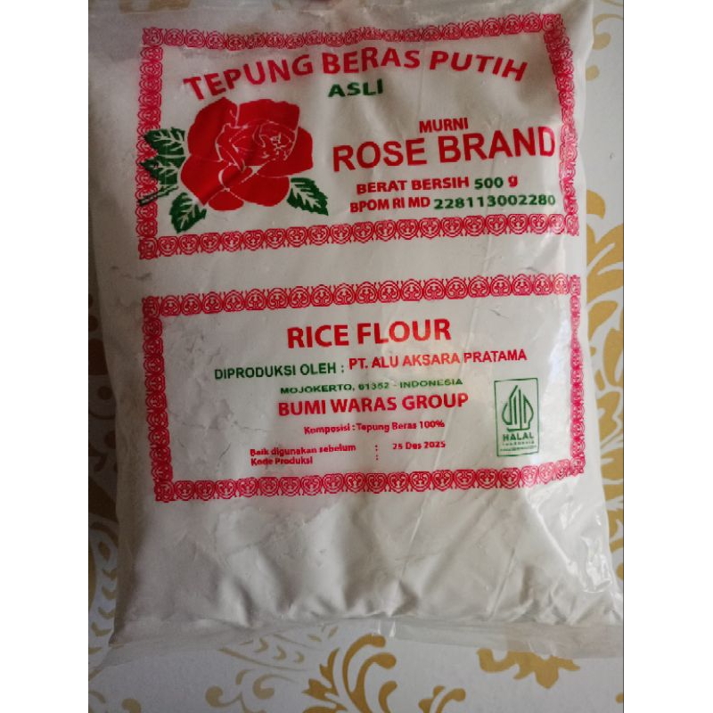 

TEPUNG BERAS PUTIH rosebrand 500g