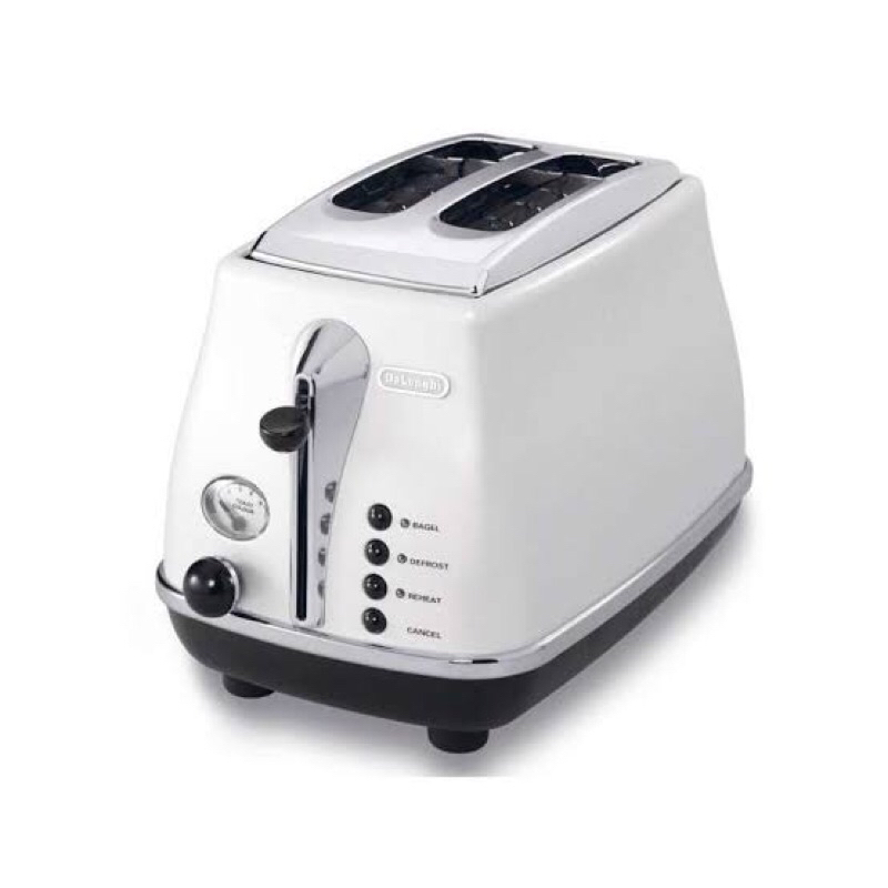 DELONGHI SET TOASTER AND KETTLE WHITE