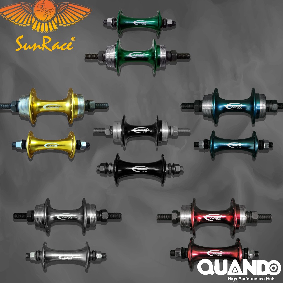 KODE W96A HUB SEPEDA ALLOY SET QUANDO 36 H DRAT UNTUK FIXIE BMX LIPAT DLL DOLTRAP  GOLTRAP  DULTRAP