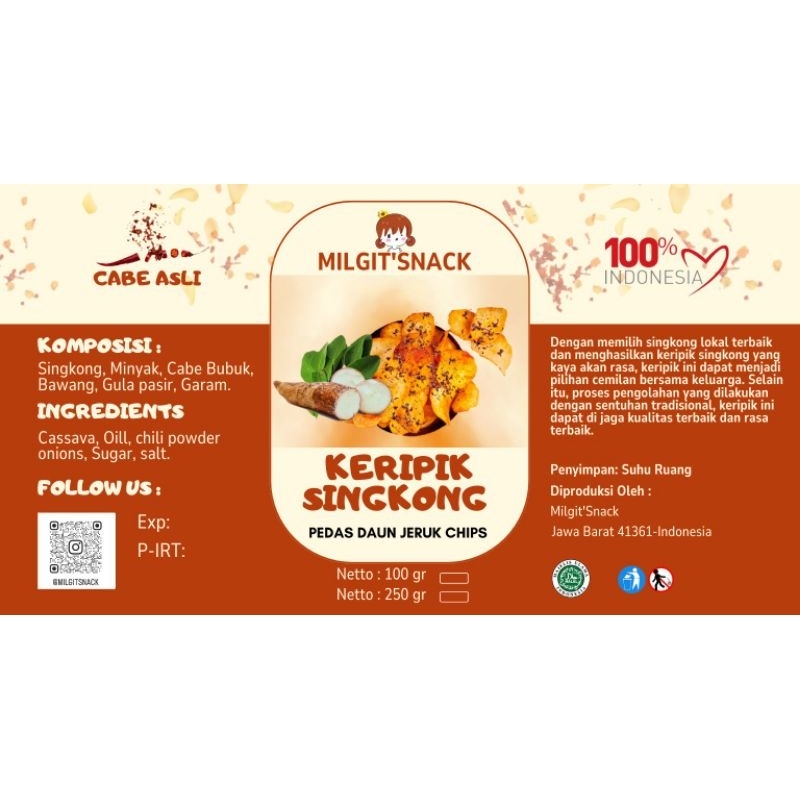 

Keripik Singkong Pedas