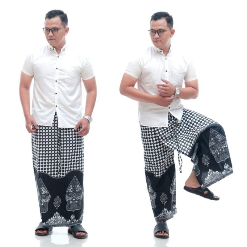 SARUNG CELANA DEWASA BATIK KATUN MOTIF WAYANG