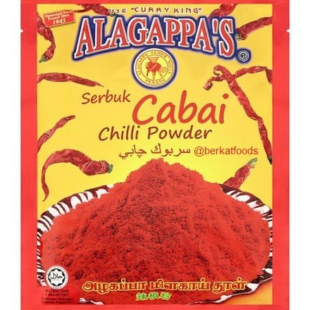 

SERBUK CABAI (CHILLI POWDER) ALAGAPPA'S 230G / Bubuk Cabe Merah