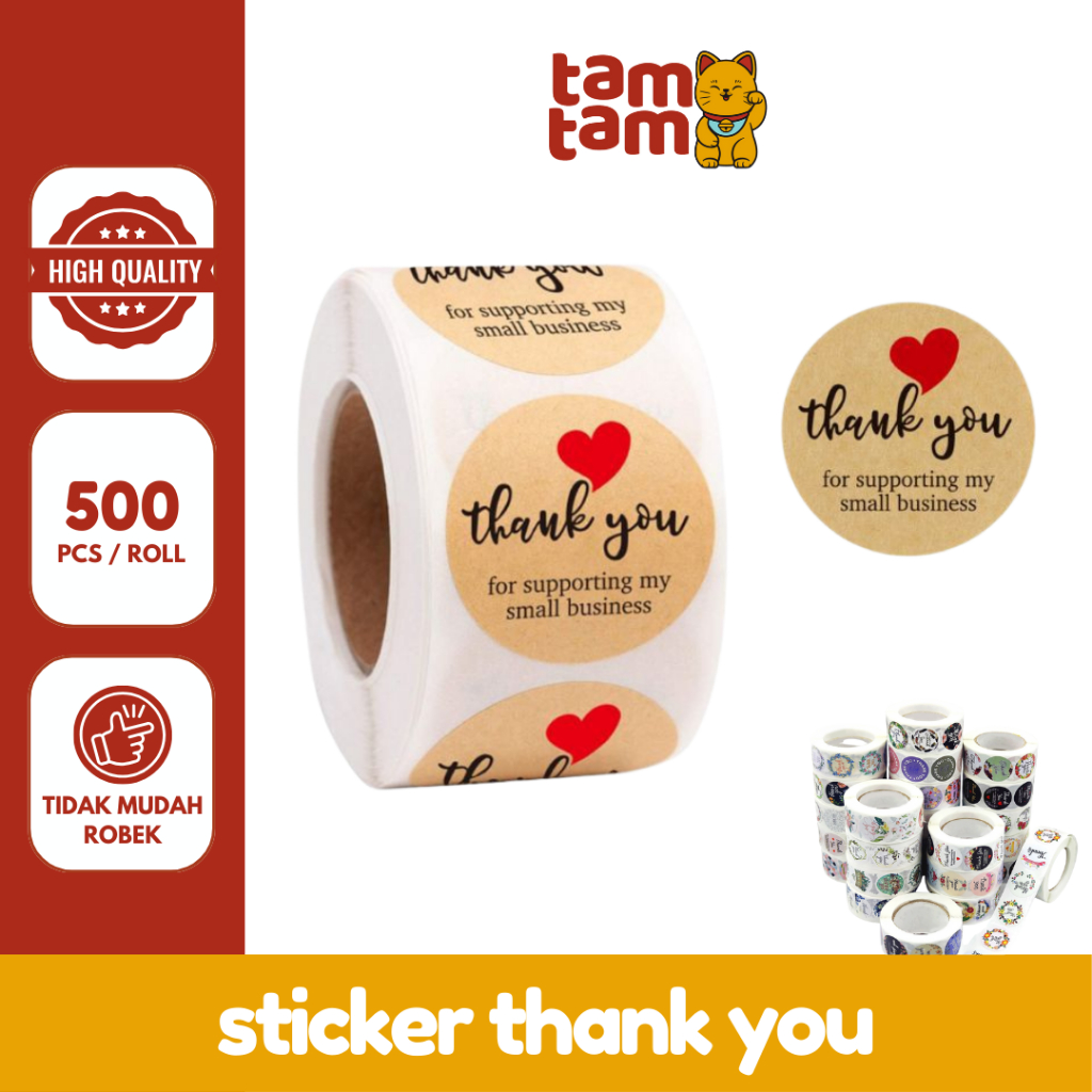 

tamtam - Sticker Thank You 500 pcs per Roll