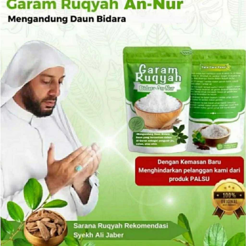 

Garam Asma RUQYAH BIDARA AN,NUR 500gr Media penangkal Jin dan Sihir.