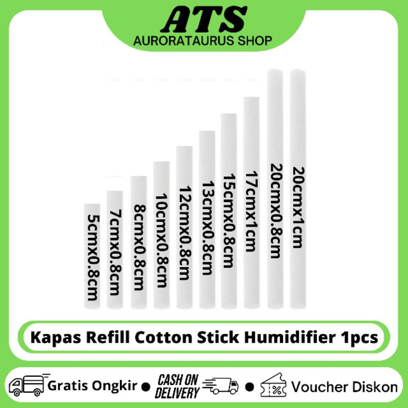 Kapas Filter Cotton Stick Humidifier Diffuser Purifier Replacement Stick Type Humidifier dan Diffuse