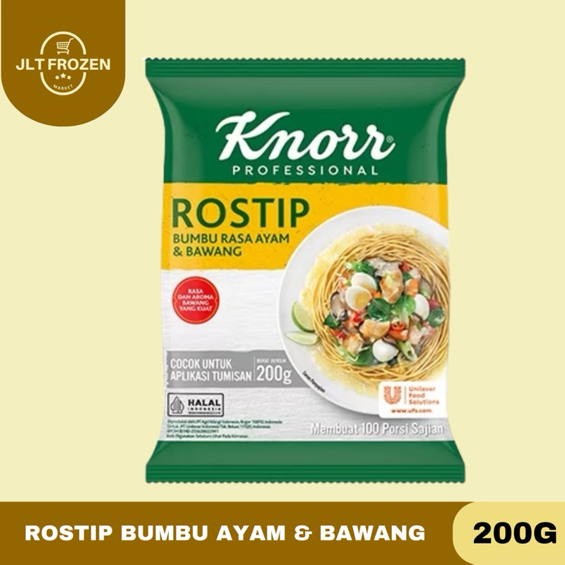 

Knorr Rostip Rasa Ayam Bawang / Bumbu Pelezat Makanan Rasa Ayam Bawang - 200g