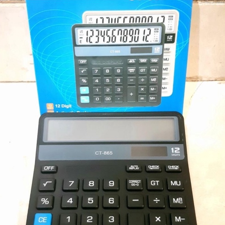 

PESTA DISKON Kalkulator CT865 Check Correct Calculator Desktop CT865