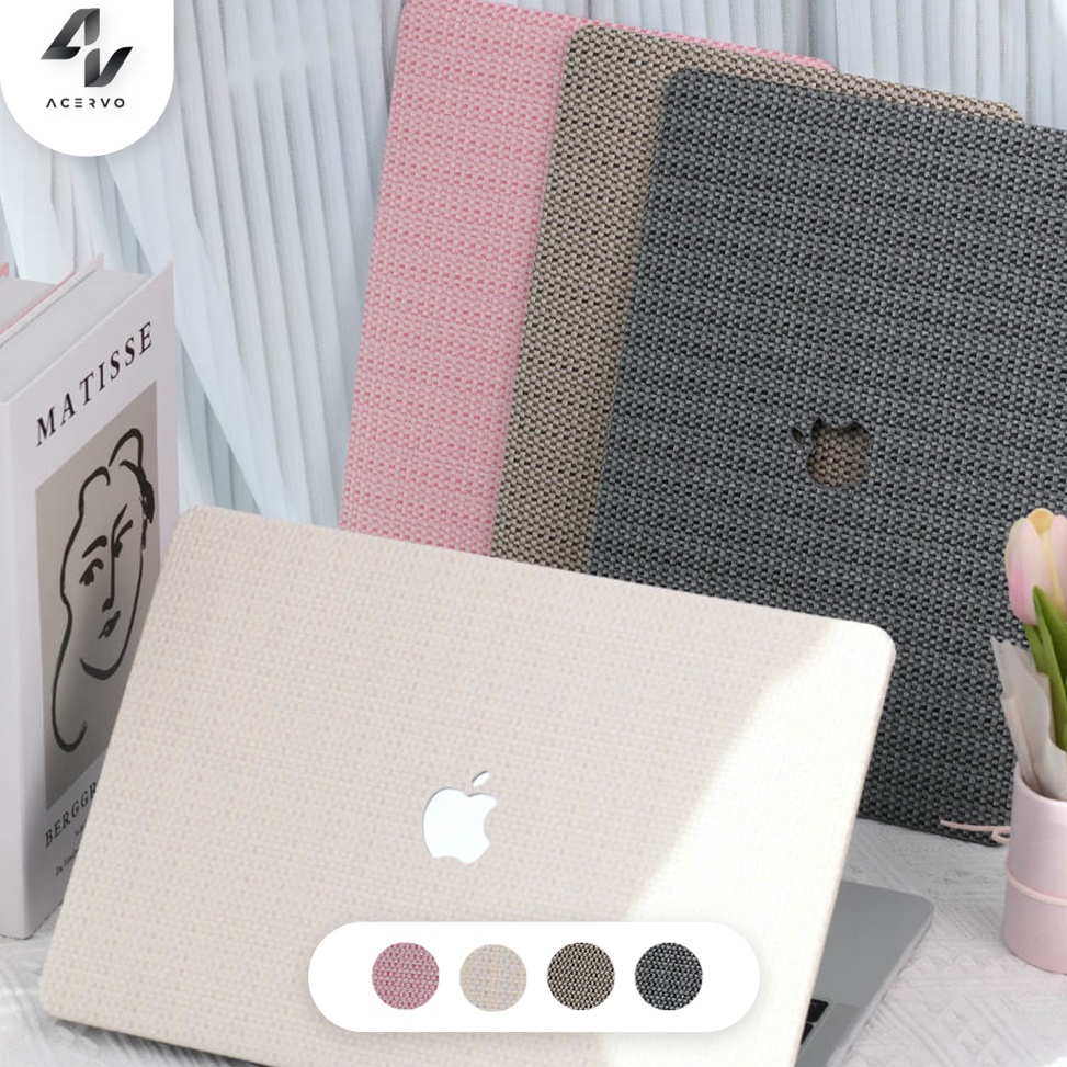 LIMITED MacBook Waffle Case with Logo Cut Out Hard Case Colorful Pastel Pelindung Touch Bar Pro 13 A