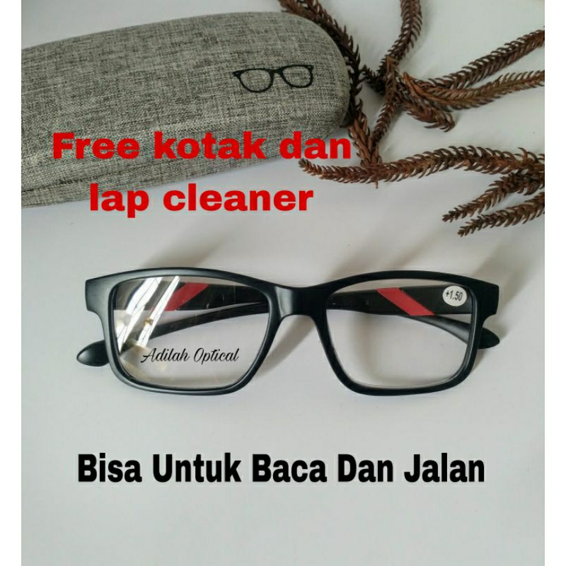Kacamata Dobel Fokus Baca Dan jalan Lensa Plus Baca pria Sporty Kacamata baca terbaru  dobel fokus j
