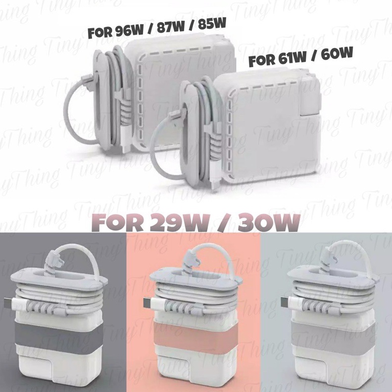 Case Pelindung Adaptor Macbook Pelindung Kabel adaptor Macbook Pro Air m X4I4
