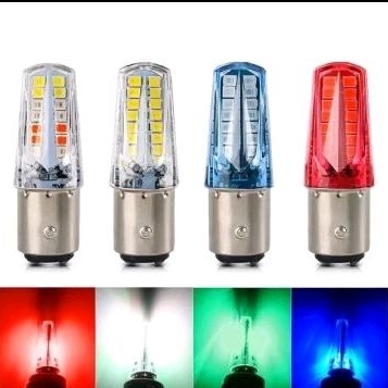 Lampu stop jelly led kuncup 1157 32 mata led SMD model cone bola kuncup bohlam rem bola lampu rem su