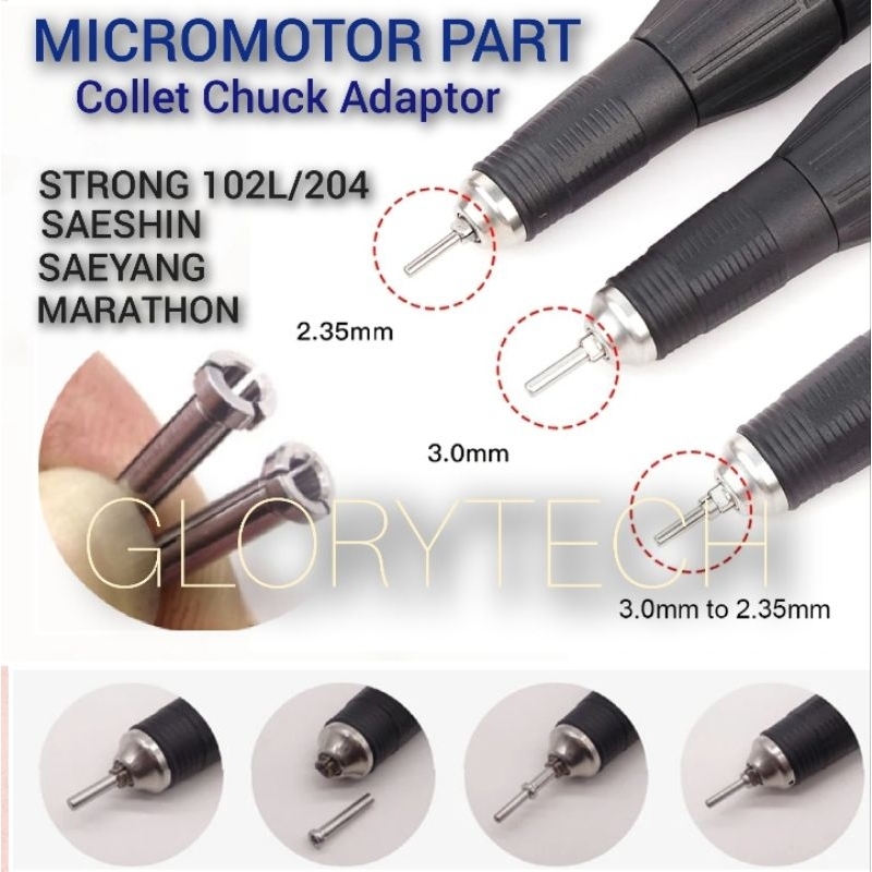 Dental Bur konektor Micromotor Strong Marathon / Micromotor Saeshin part