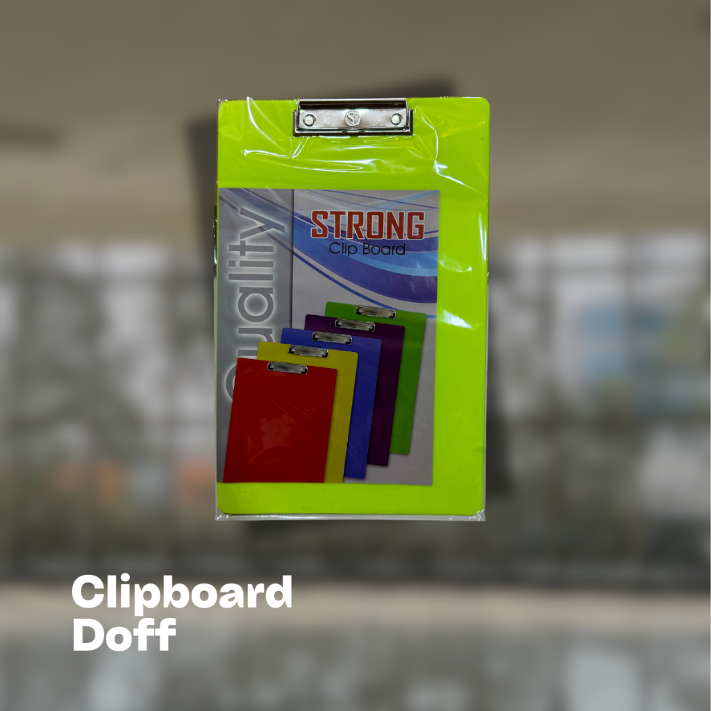 

Clipboard / Papan Tulis / Papan Jalan Doff Ukuran F4