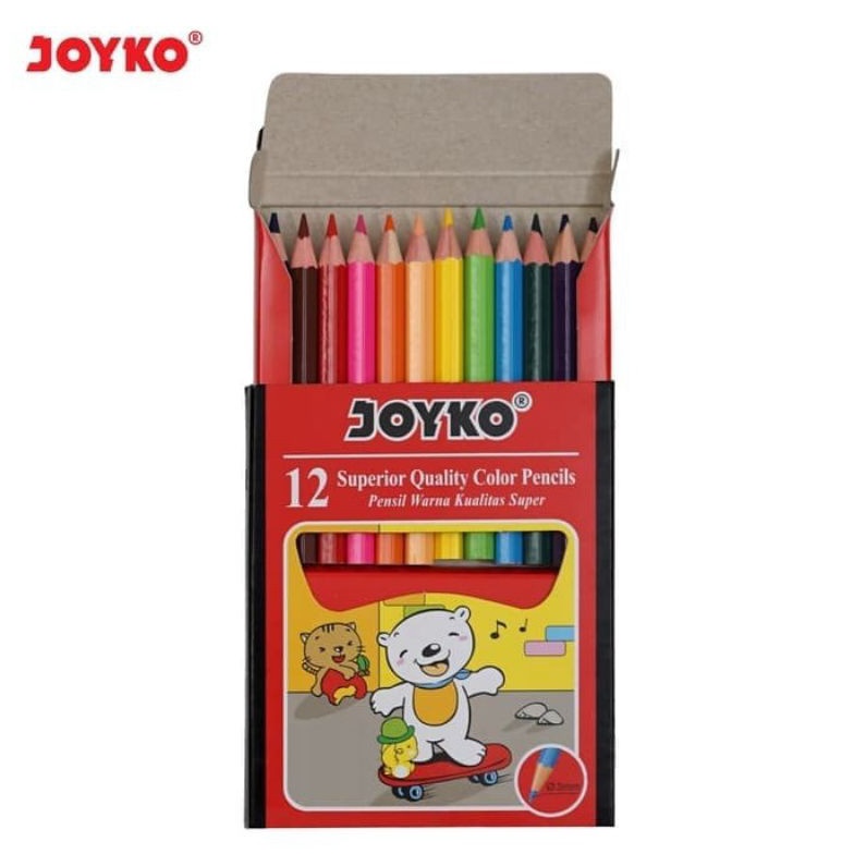 

SEGERA BELI Pensil Warna Superior CPS12 Joyko 12 Warna Pendek