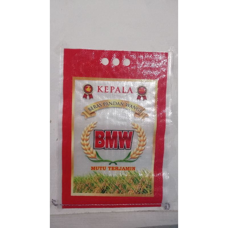 KARUNG BERAS LAMINASI CAP "BMW" UKURAN 10KG