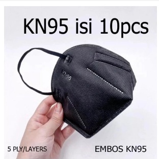 READY STCOK AZAHRA Masker Kn95 KN 95 Pro Shumu Wemask Mouson 5D Mix Soft Warna Warni Hitam Putih 5 P