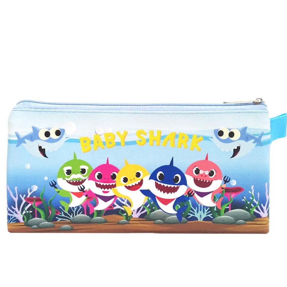 

SERENTAK Mini Case BABY SHARK BIMU Stationary Organizer Pencil Case Tempat Pensil Travelling Organizer