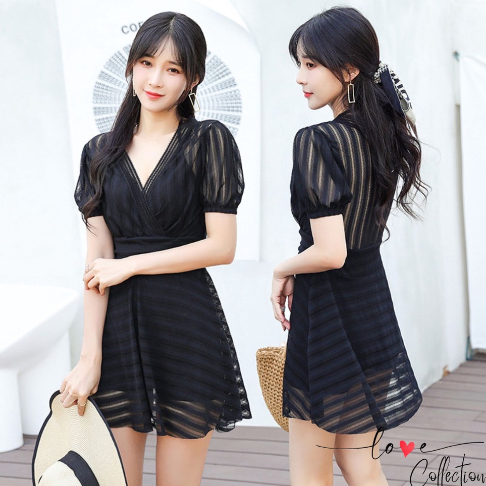 Super Produk  Baju Renang Perempuan Remaja Premium Korea Style Swimsuit One Piece Wanita Sexy LC36