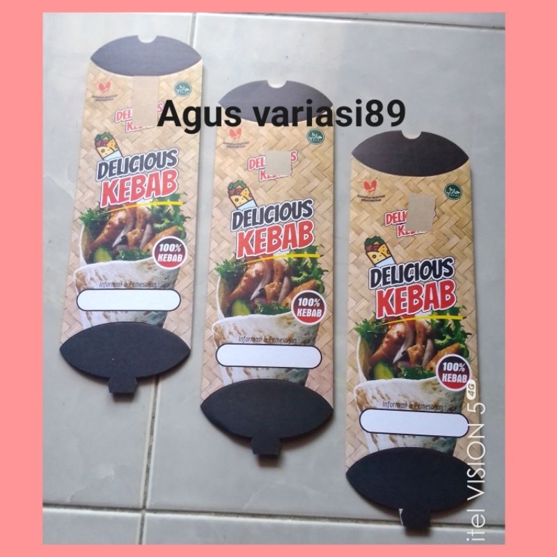 

promo kertas kebab // kemasan kebab // wadah kebab