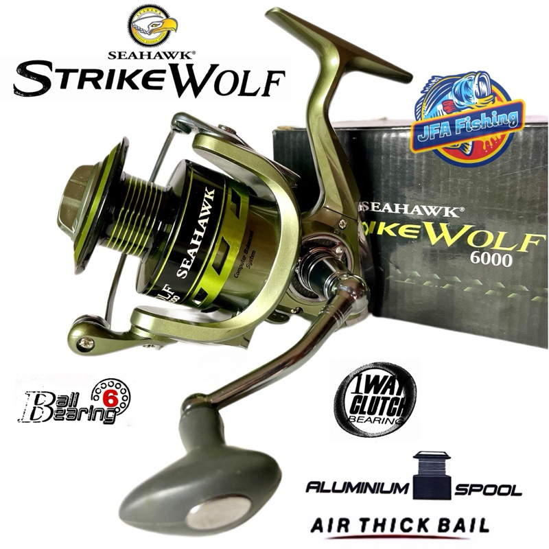 Reel Spinning Seahawk STRIKE WOLF 2500/6000 6+1BB