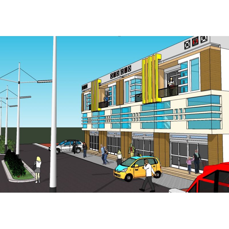 Paket Desain Ruko, jasa desain ruko. Arsitek rumah,jasa desain rumah