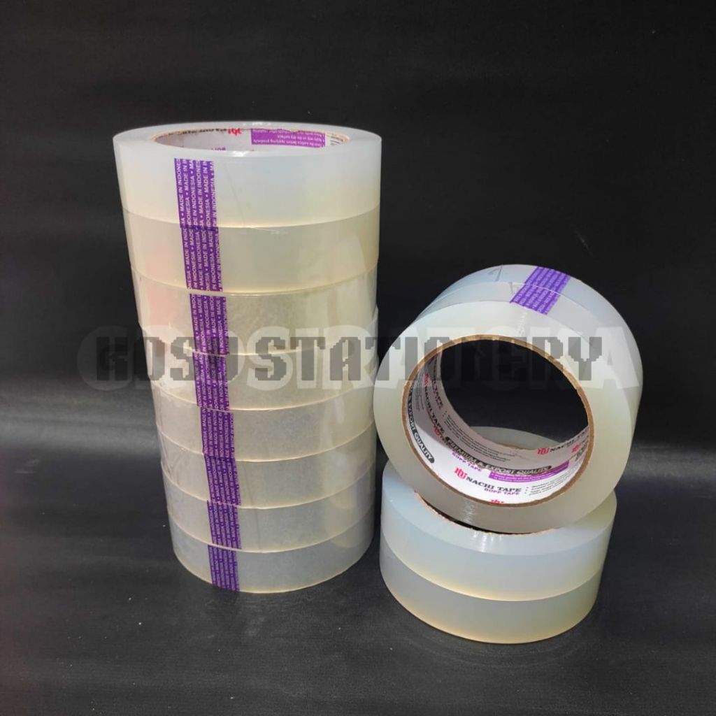 

OPP / ISOLASI / LAKBAN / LAGBAN 1 INCI 24mm NACHI PUTIH