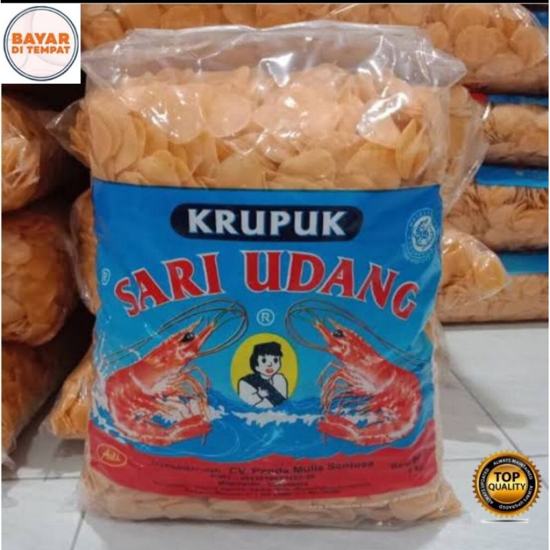 

[Termurah] Kerupuk Sari Udang Mentah 1kg