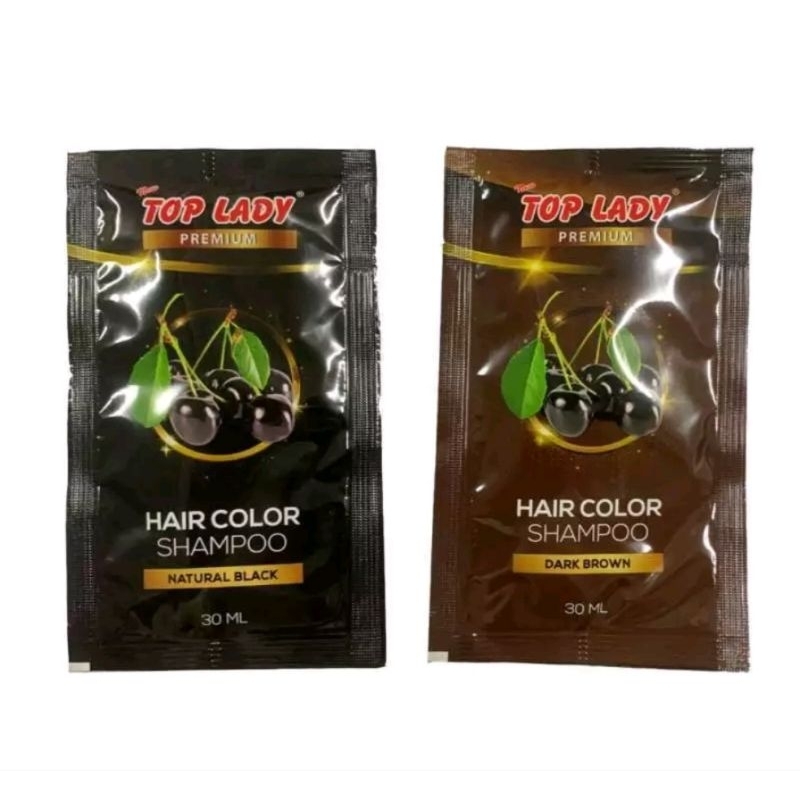 Top Lady Hair Color Shampoo Sachet