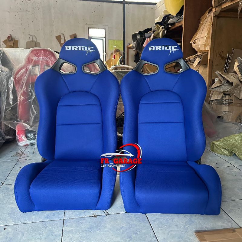 JOK MOBIL RACING BRIDE CUGA JAPAN BIRU POLOS