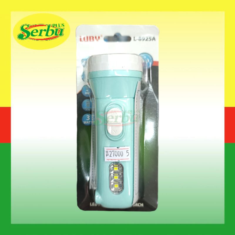Senter Luby L-8925A | Lampu Senter Genggam LUBY