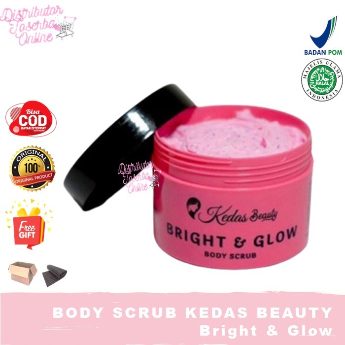 (Team Resmi) Scrub Kedas Beauty Lulur Pemutih Badan Menghilangkan Daki-Daki &  Bekas Luka Strecmark