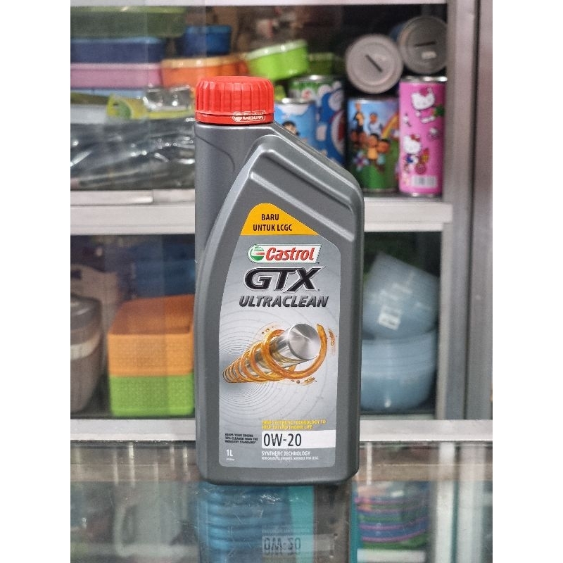 Oli Castrol GTX ULTRACLEAN 0W/20 1L