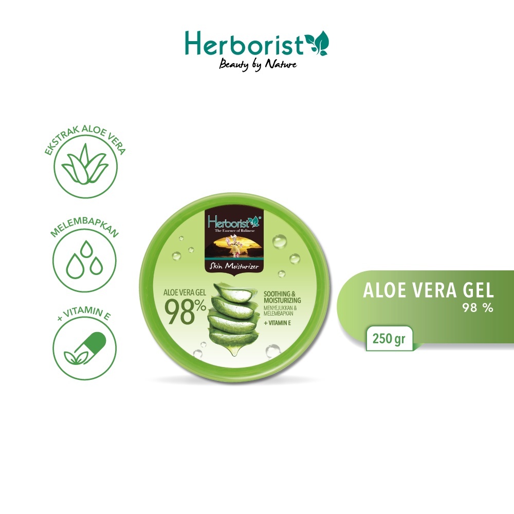 Herborist Aloe Vera Series | Gel 98% | Facial Wash | Face Mist Care | Moisturizer | Lulur | Sabun Ba