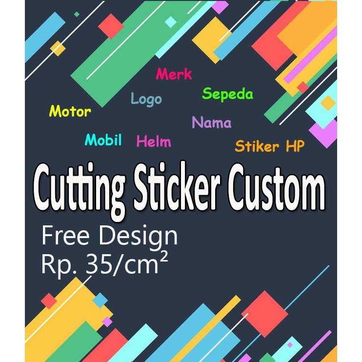 

CUTTING STICKER CUSTOM CUTING STIKER ORACAL ASAHI LOGO NAMA DESIGN