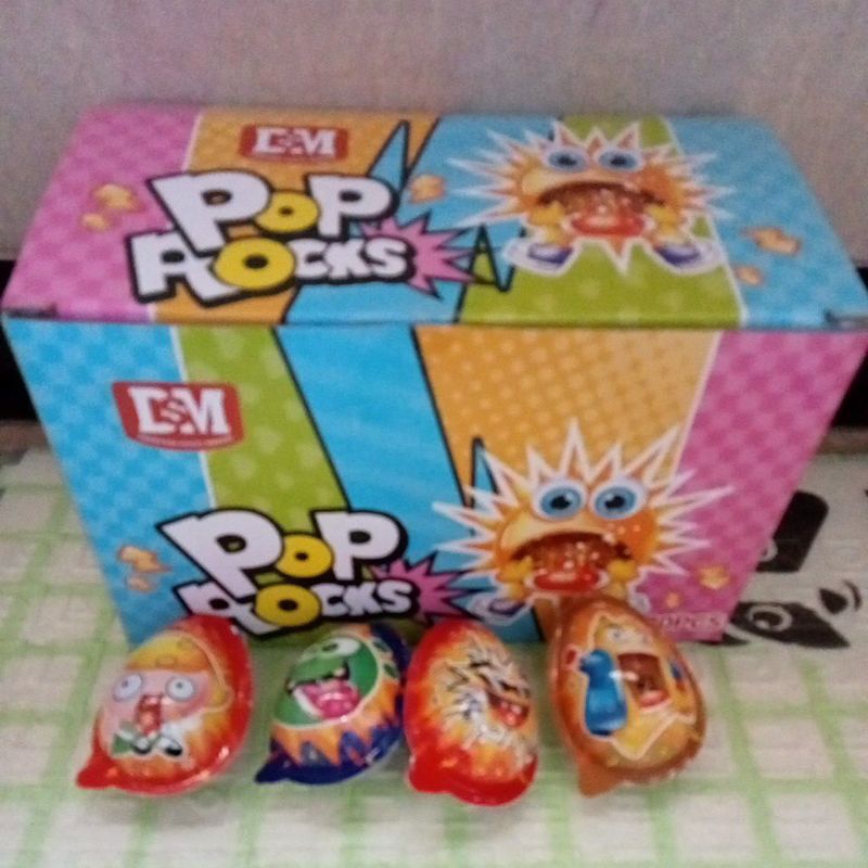 

mainan telur pop rock 30pcs ex2026