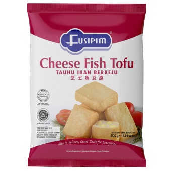 

Fusipim Chesee Fish Tofu - Tahu Ikan Isi Keju Steamboat Shabu (500gr)