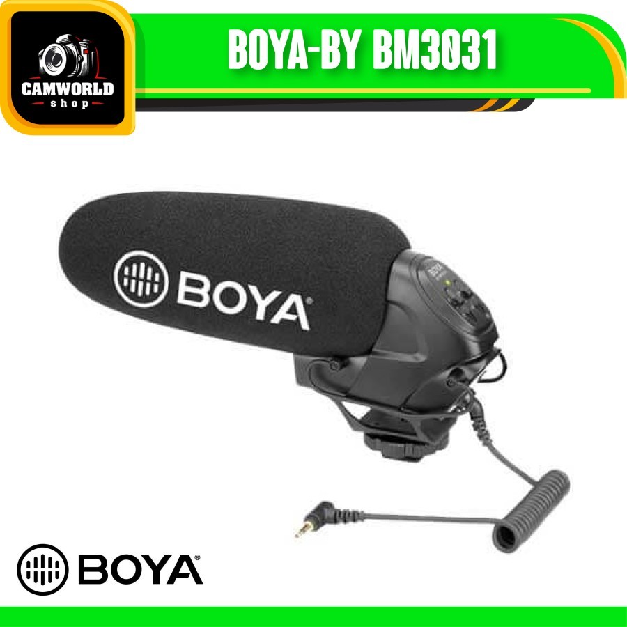 Boya BY-BM3031 SUPER-CARDIOID SHOTGUN MIC KAMERA DSLR MIRRORLESS