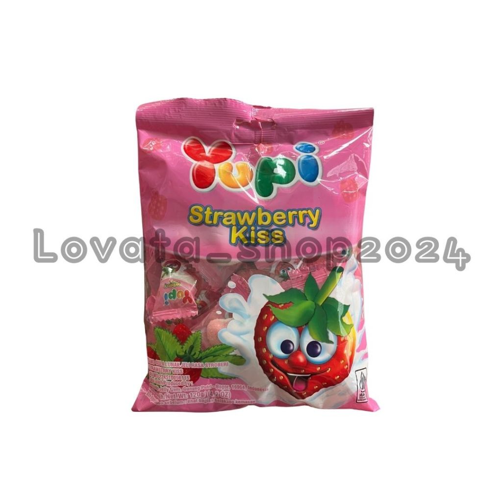 

Yupi Strawberry Kiss 120 g