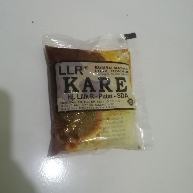 

Bumbu Kare LLR Hj Lilik R - Putat - SDA