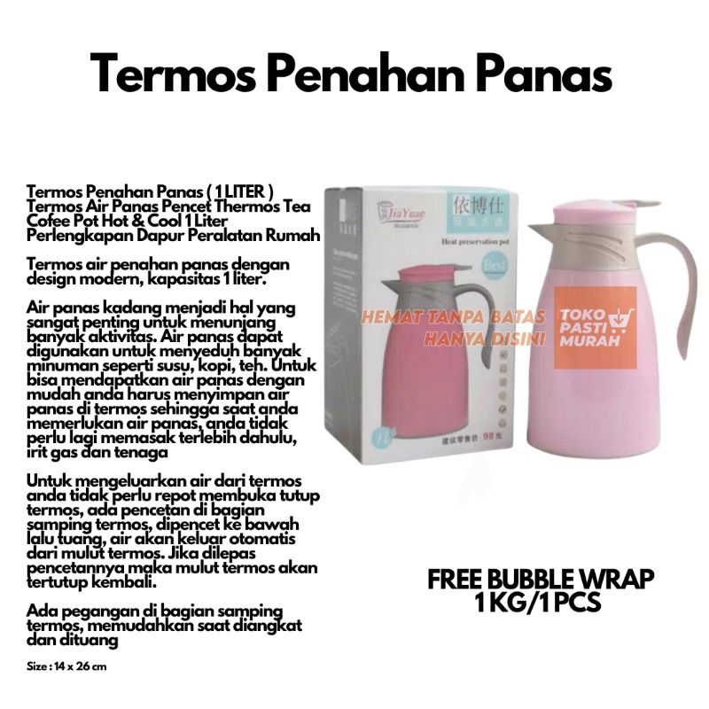 Termos Air Thermos Tremos Original Awet Terbaru Panas Botol Promo Kecil Teko Ceret Tahan Panas Air M