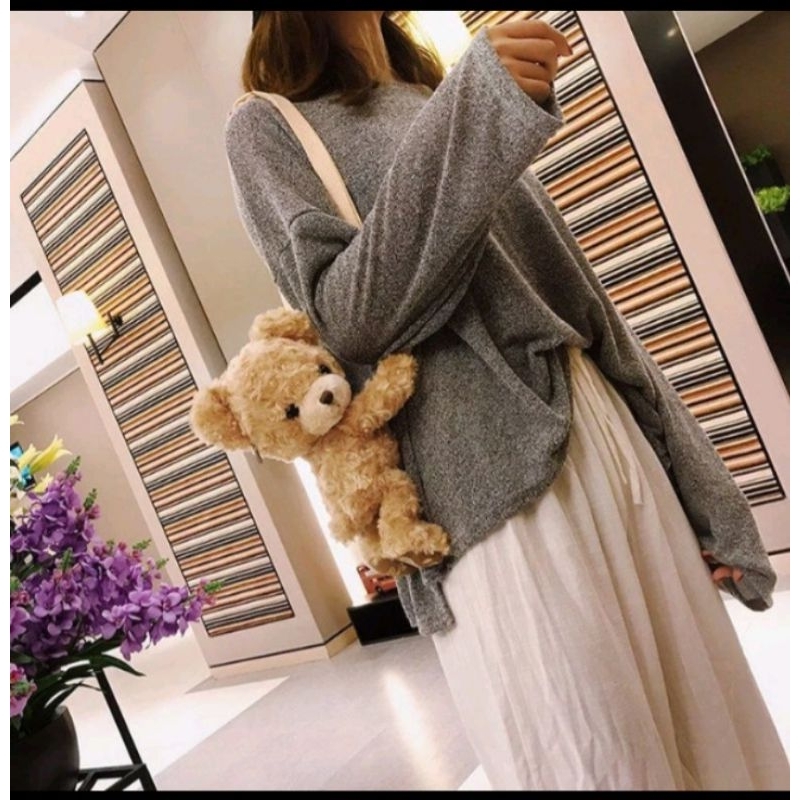 Tas boneka beruang tas selempang