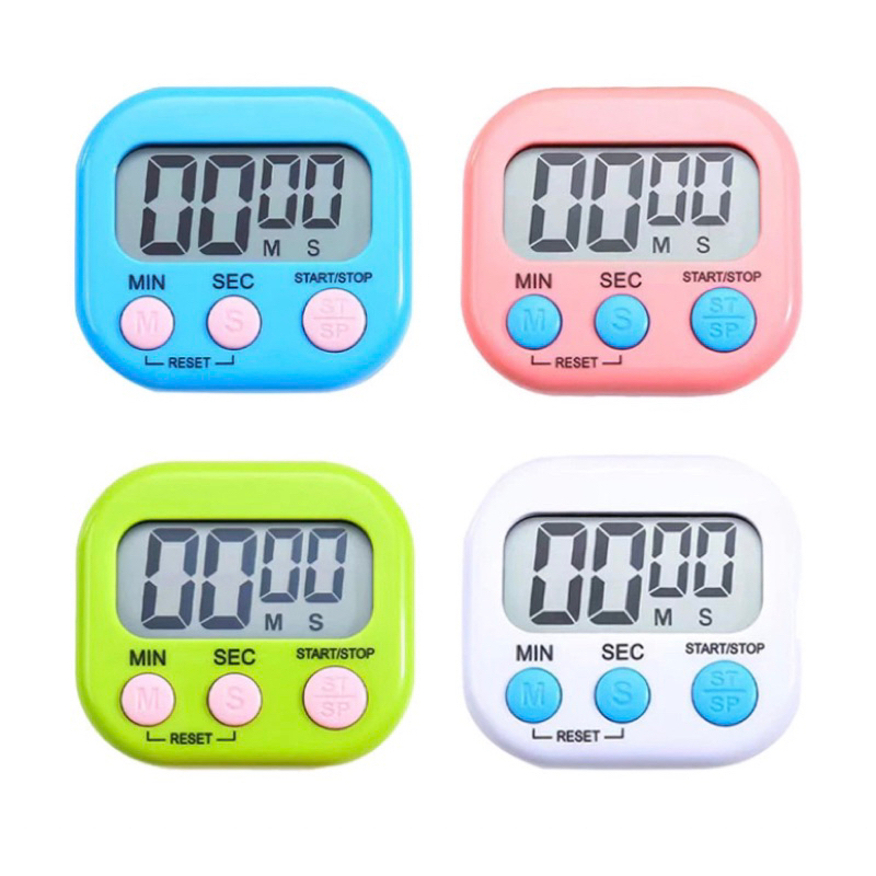 JEEA Alarm Timer Masak Dapur Pengatur Waktu Clock Stopwatch Digital Timer Kitchen Mini LCD | penghit