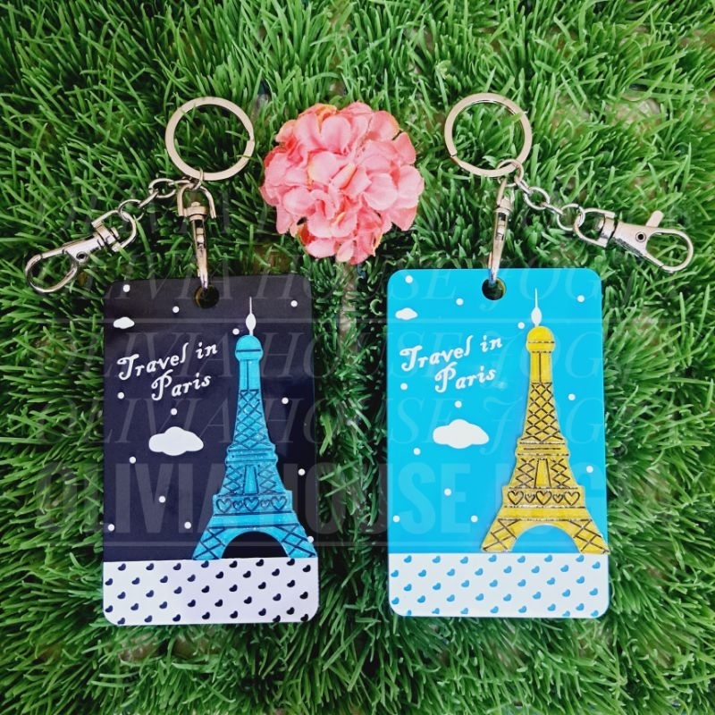 

ID Card Holder Paris Eiffel Timbul Akrilik Gantungan ID Card Eiffel Timbul Card Set Holder Paris