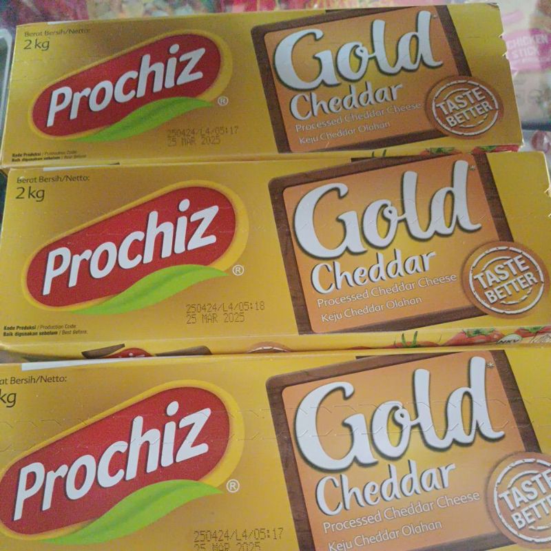 

keju Prochiz gold cheddar @2 kg/keju martabak nikmattt