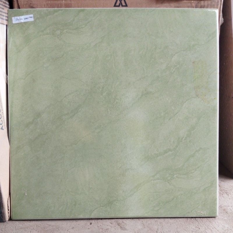 Keramik 40 x 40 Sisilia Green (motif hijau urat Marble) KWC