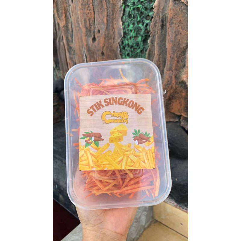 

Stik singkong dengan taburan bumbu yang premium 750 ml 100 gr