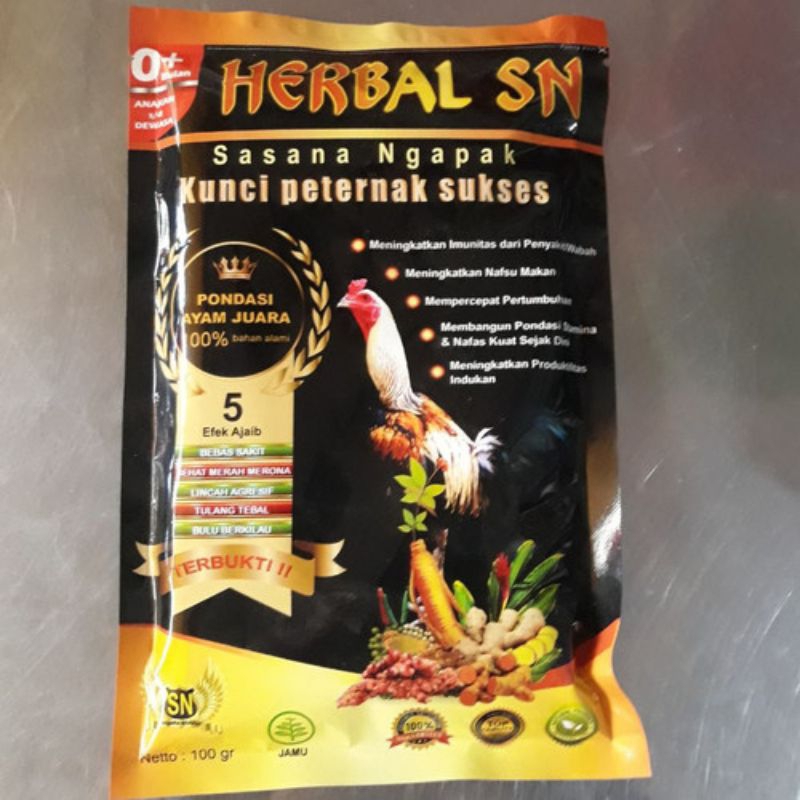 HERBAL SN Jamu Ayam Jago Jamu Ayam Herbal SN