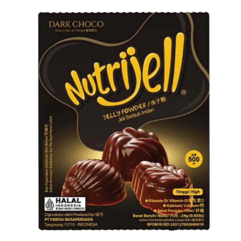 

Nutrijell Dark Choco 24g