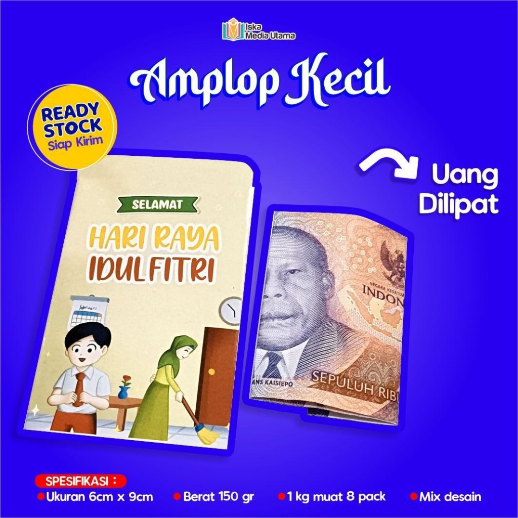 

AMPLOP LEBARAN 2025 KECIL ISI 100